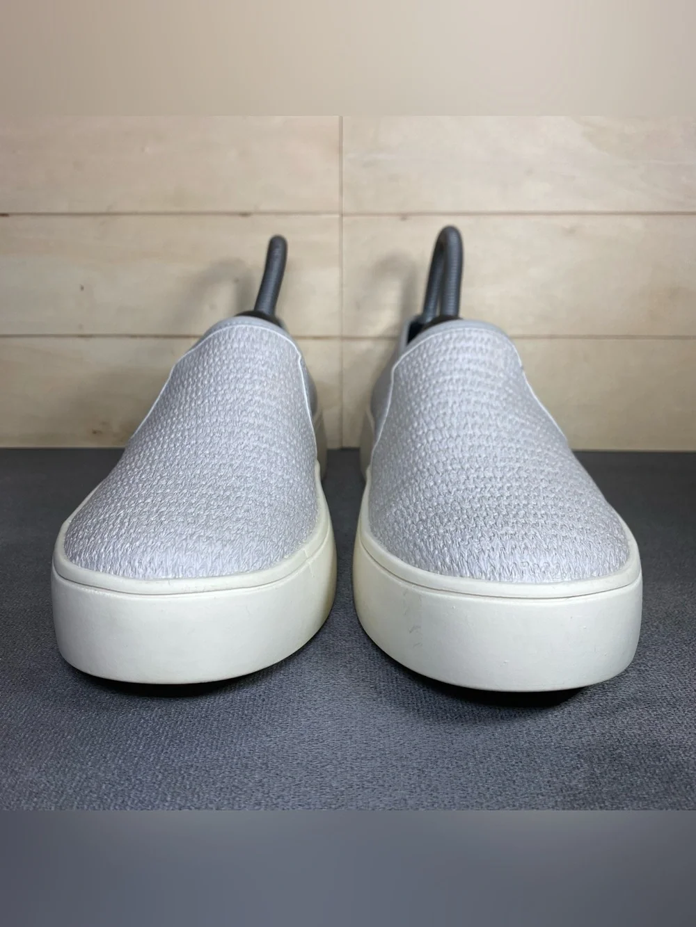 Frye Co Talon Slip-Ons Grey Women's Size 7.5 Shoes M Platform Sneakers
